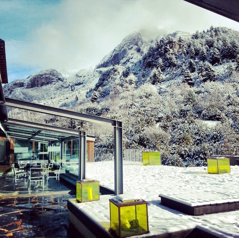 Hotel Santa Cristina Petit Spa Canfranc Bagian luar foto